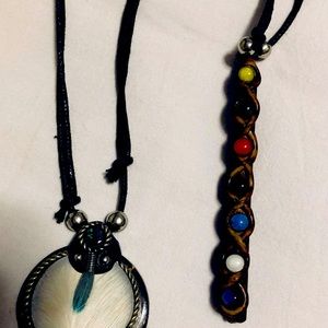 Set of 2 Boho necklace
